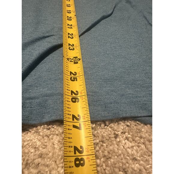 L.L.Bean Men’s M Slightly Fitted Graphic T-Shirt Blue Outdoor Canoe Kayak Tee - Picture 5 of 6